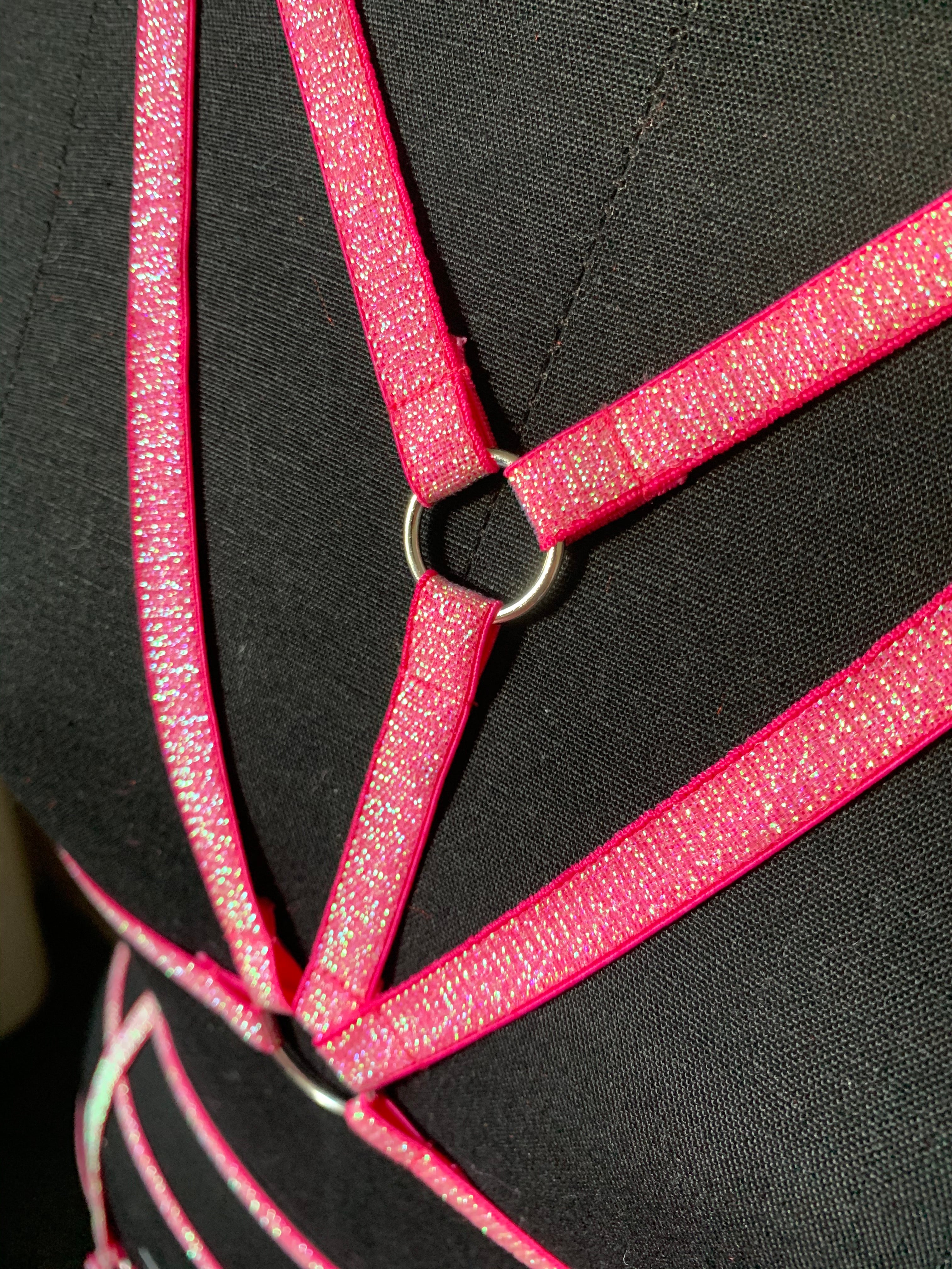 Bubblegum Harness Top Close Up